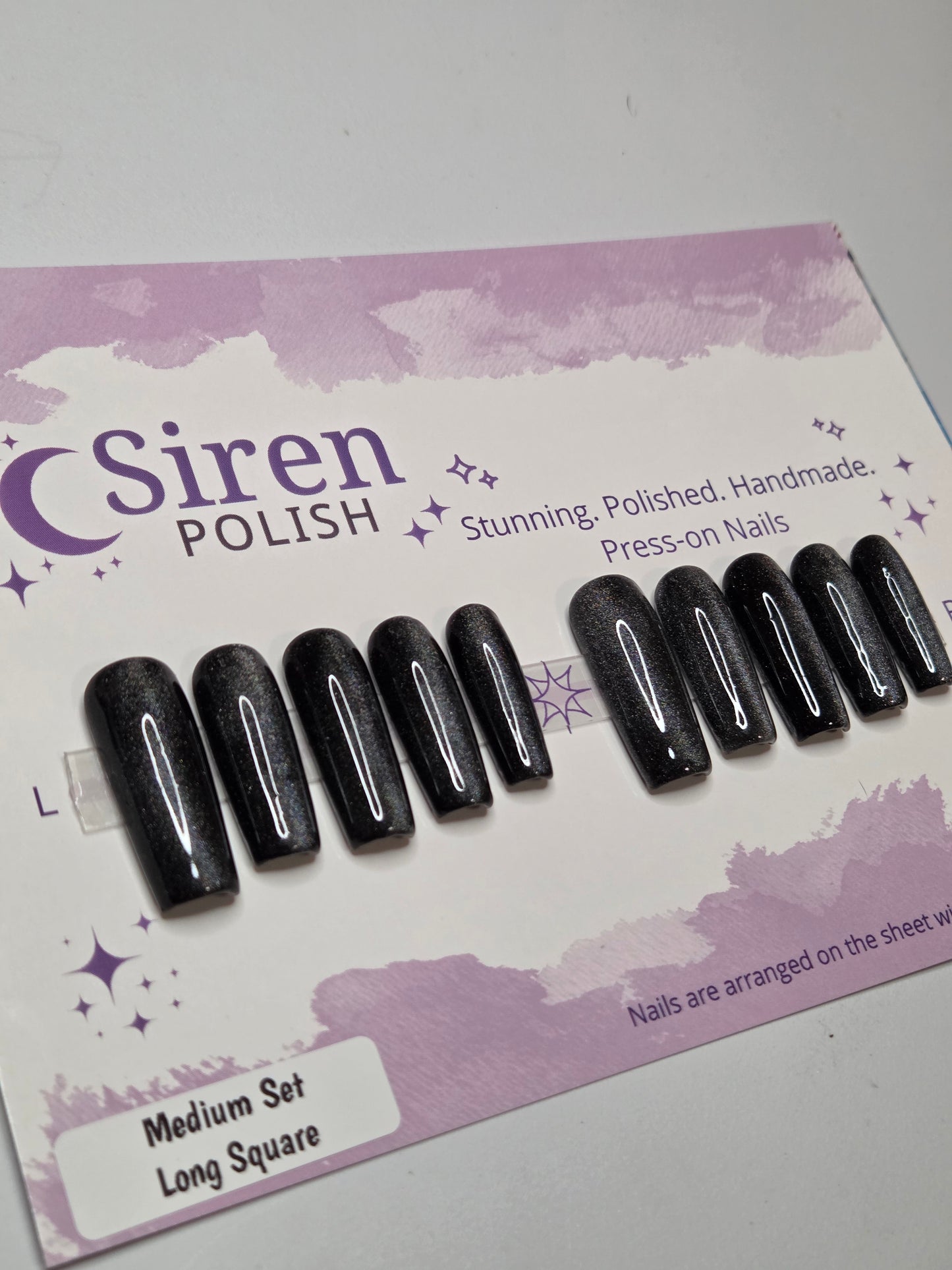 Void Prism - Square Press-on Nails